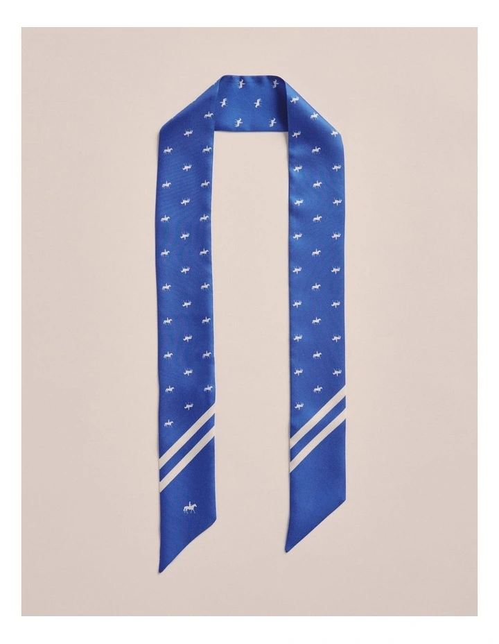 Pinnaroo Cotton Twilly Scarf in Blue 1ACU000269 image 1