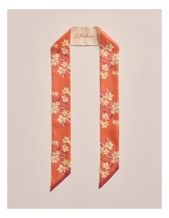 Pinnaroo Cotton Twilly Scarf in Orange 1ACU000271