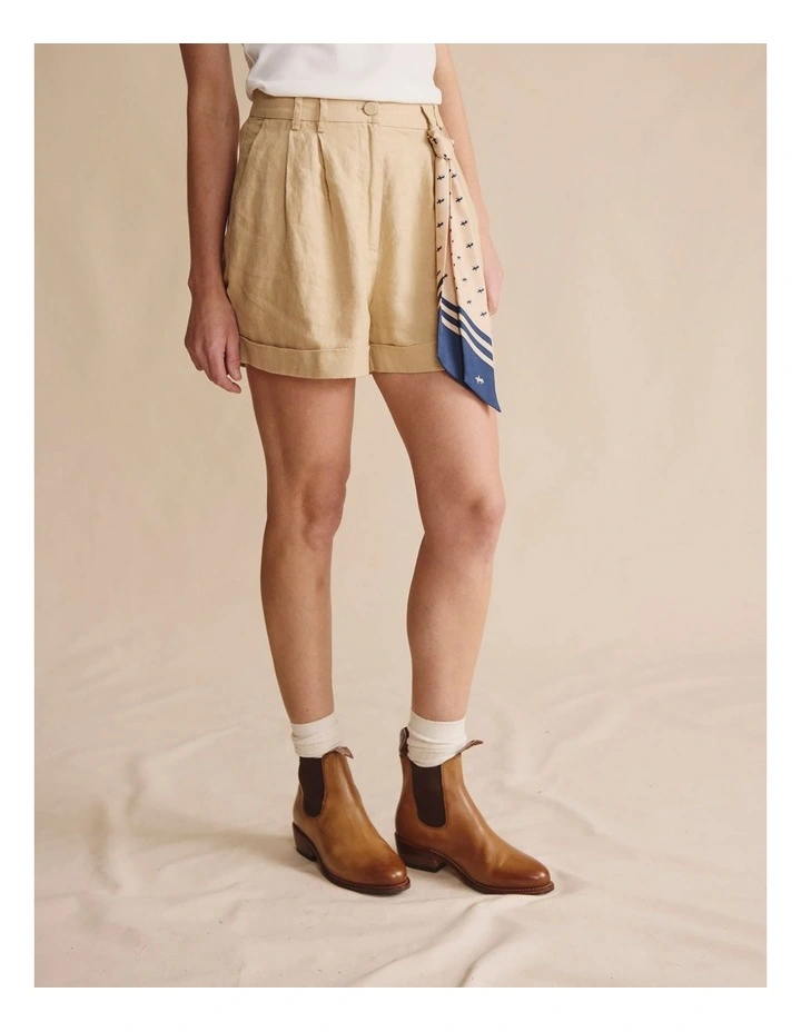 S.Kidman 1STW00108 LEURA LINEN SHORT image 3