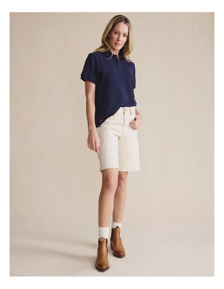 Penola Short Sleeve Polo 1POW00211 in Blue image 3