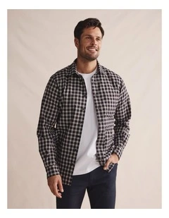 S.Kidman 1SHM00289 WILLOUGHBY CHECK SHIRT SLIM FI