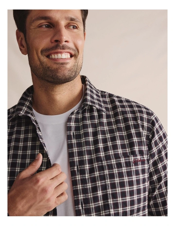 S.Kidman 1SHM00289 WILLOUGHBY CHECK SHIRT SLIM FI image 4