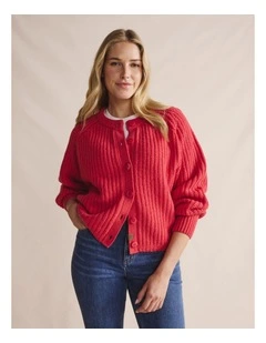 Milabena Cardigan 1KNW00302 in Protea