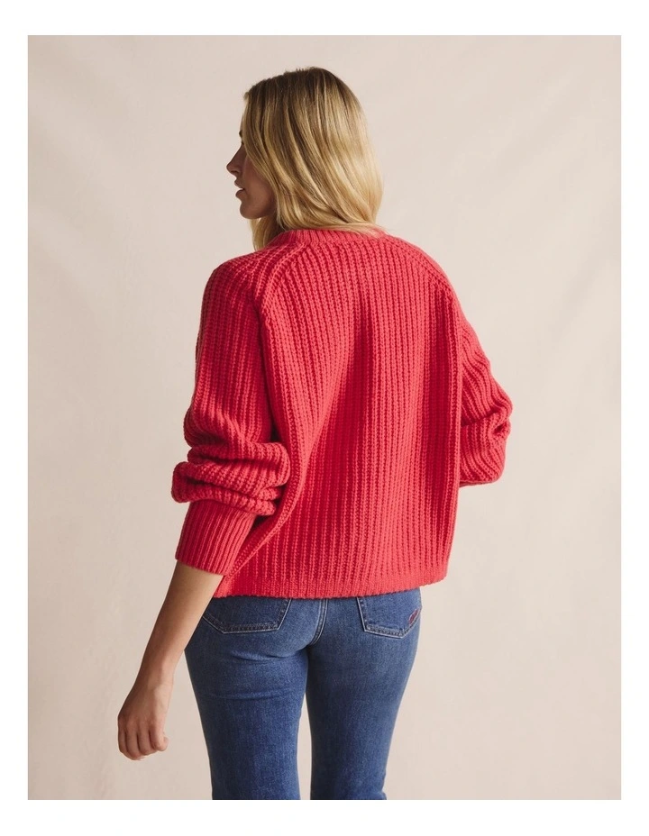 Milabena Cardigan 1KNW00302 in Protea image 2