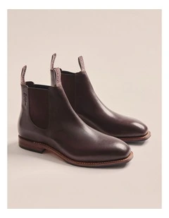 Choc Sidney Goodyear Welt Boots K0001 in Chocolate