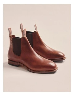Rus Sidney Goodyear Welt Boots K0001 in Rust