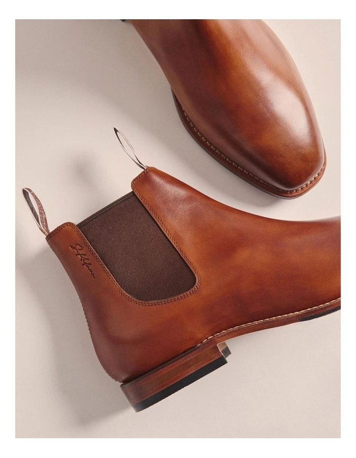 Rus Sidney Goodyear Welt Boots K0001 in Rust image 4