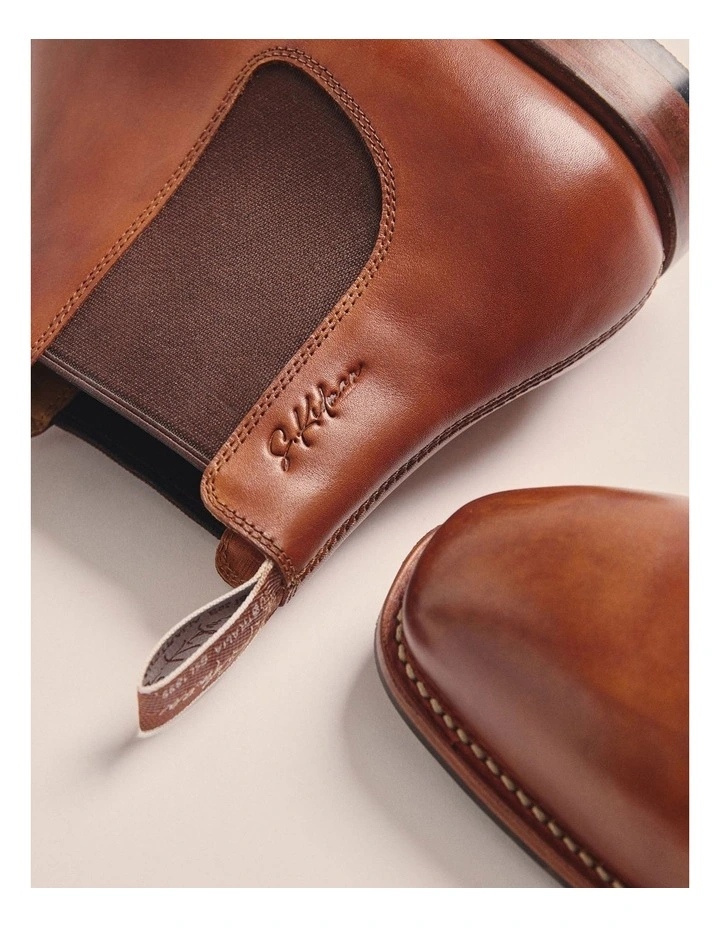 Rus Sidney Goodyear Welt Boots K0001 in Rust image 5
