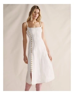 S.Kidman 1DRW00346 SHAYNA DENIM MIDI DRESS