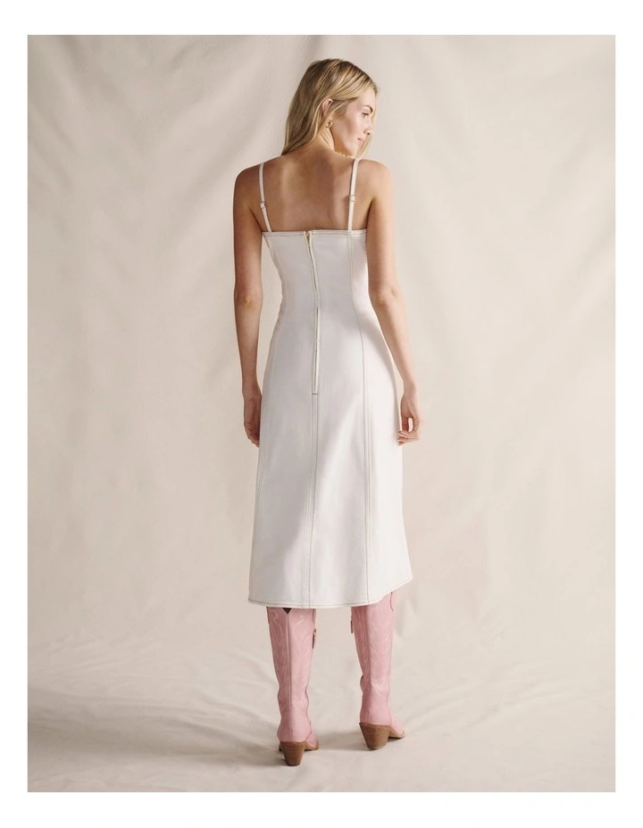 S.Kidman 1DRW00346 SHAYNA DENIM MIDI DRESS image 2