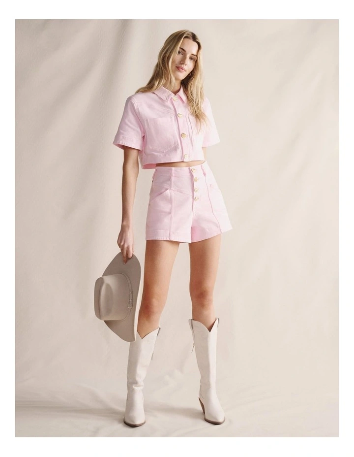 S.Kidman 1STW00344 SHAYNA DENIM SHORT image 4