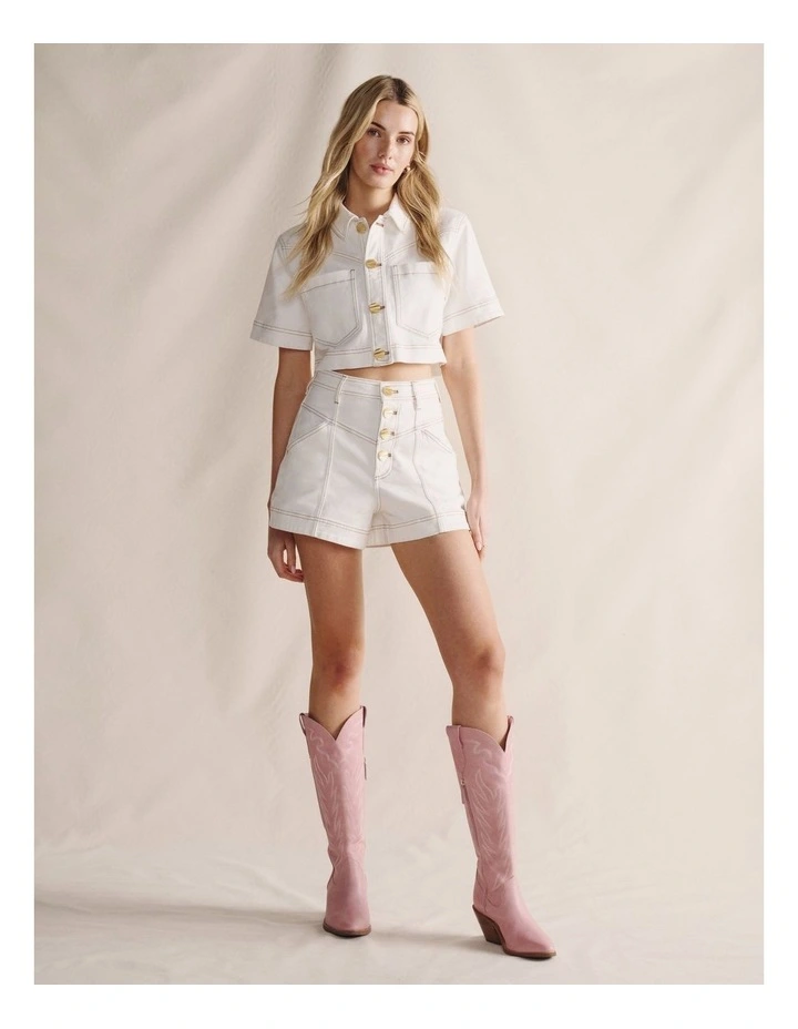 S.Kidman 1STW00344 SHAYNA DENIM SHORT image 4