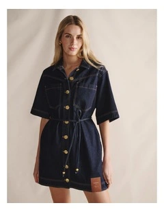 S.Kidman 1DRW00345 SHAYNA DENIM SHIRT DRESS
