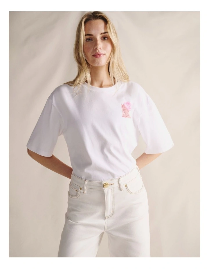 S.Kidman 1TSW00348 SHAYNA OVERSIZED PRINTED T-SHIRT image 1