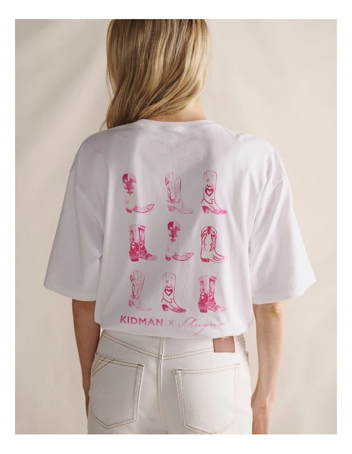 S.Kidman 1TSW00348 SHAYNA OVERSIZED PRINTED T-SHIRT image 2