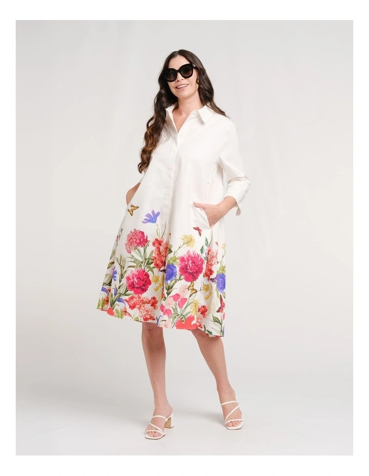 Mulga Camellia A-Line Dress image 1