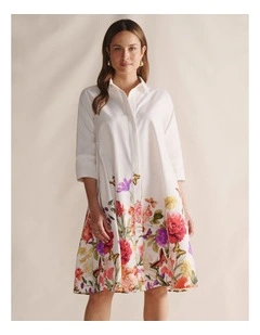Mulga Camellia A-Line Dress
