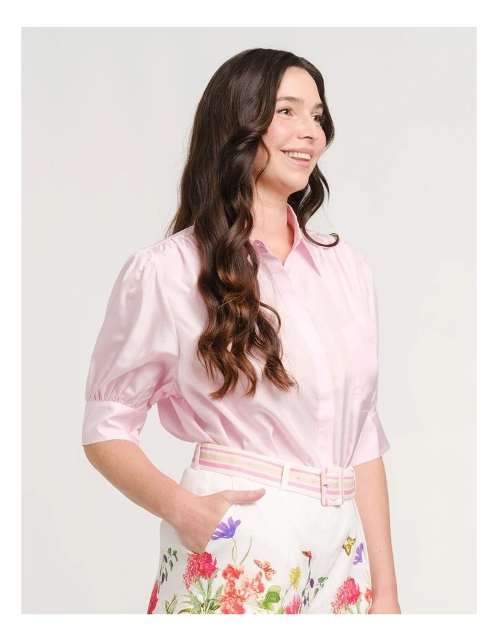 Mulga Blouse in Coral image 2