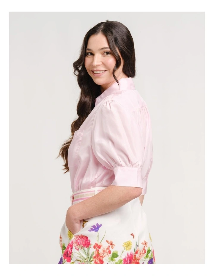 Mulga Blouse in Coral image 4