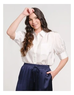 Mulga Blouse in White