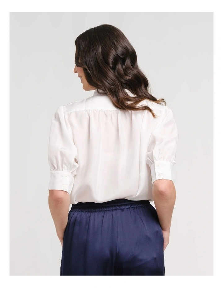 Mulga Blouse in White image 2