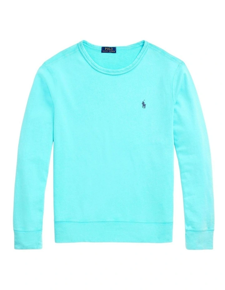 Spa Terry Sweatshirt in Blue image 4