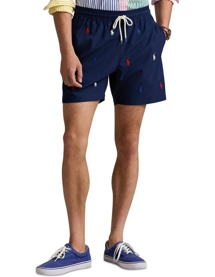 Traveler Classic Swim Trunk 5.75-Inch in Blue image 1
