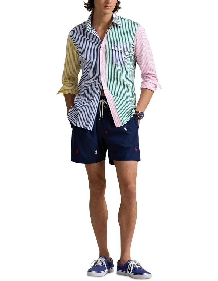 Traveler Classic Swim Trunk 5.75-Inch in Blue image 3