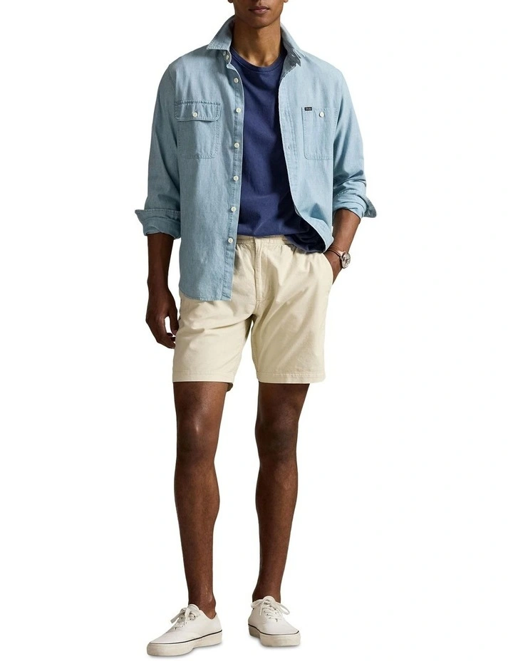 Polo Prepster Mineral-Dyed Short 8-Inch in Beige image 3