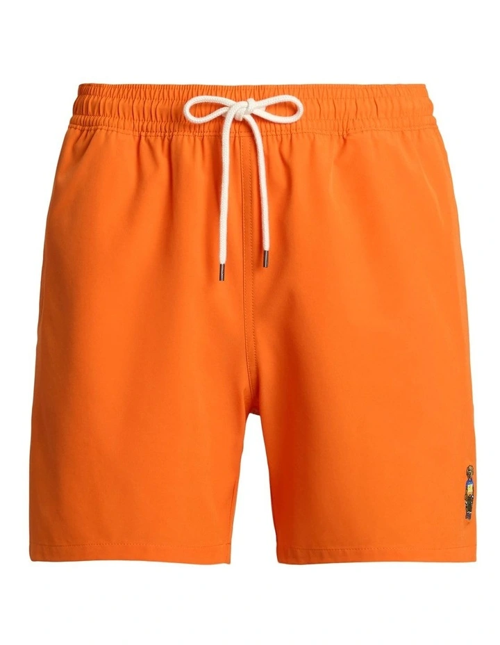 Traveler Polo Bear Swim Trunk 5.75-Inch in Orange image 4
