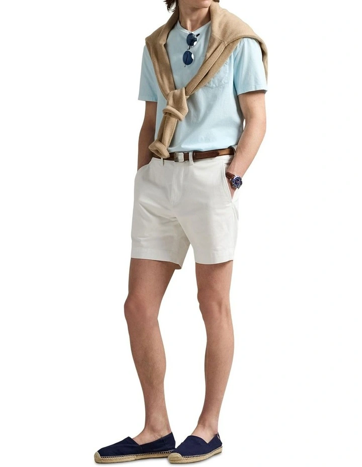 Classic Fit Mineral-Dyed Jersey T-shirt in Blue image 3