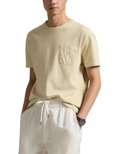 Classic Fit T-shirt in Beige