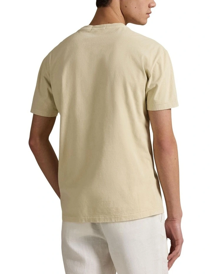 Classic Fit T-shirt in Beige image 2