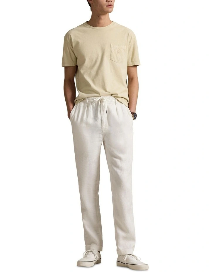Classic Fit T-shirt in Beige image 3