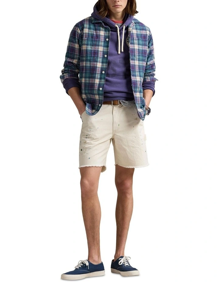 Classic Fit Camp Shirt in Green image 3