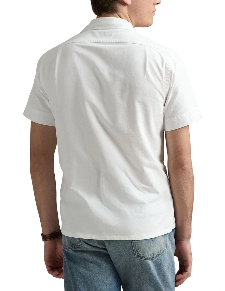 Classic Fit Oxford Shirt in White image 2