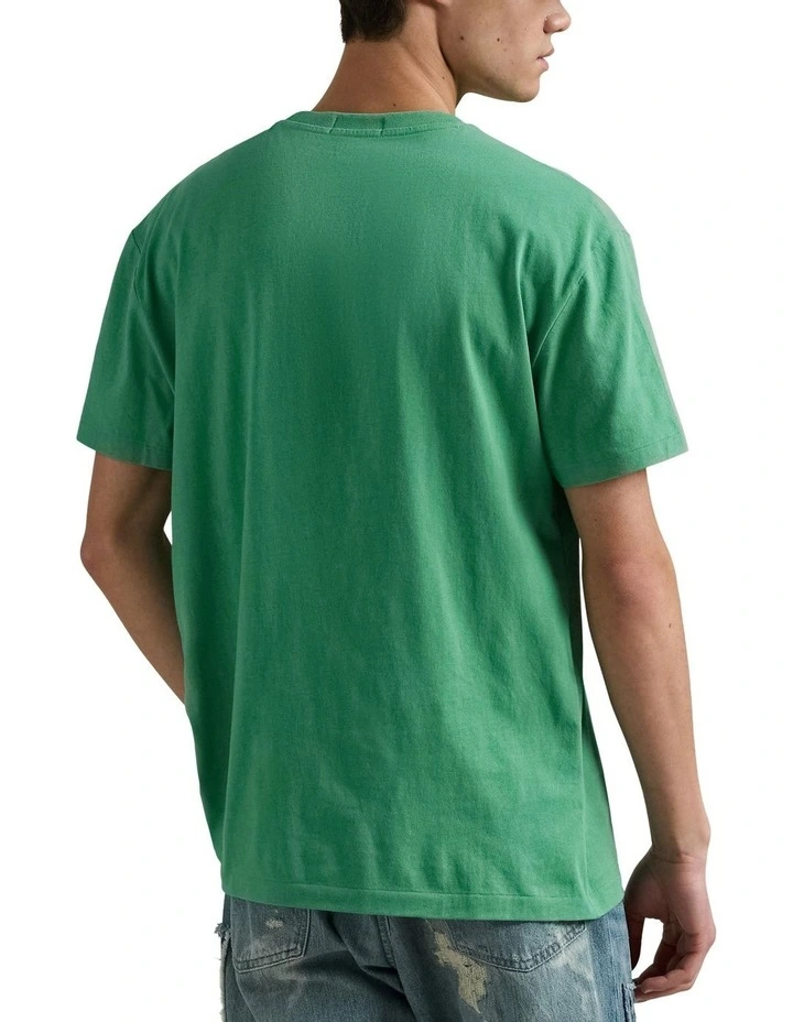 Classic Fit Polo Bear Jersey T-Shirt in Green image 2