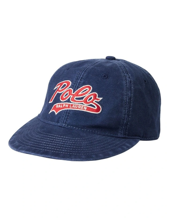 Logo Washed Twill Ball Cap in Blue image 1