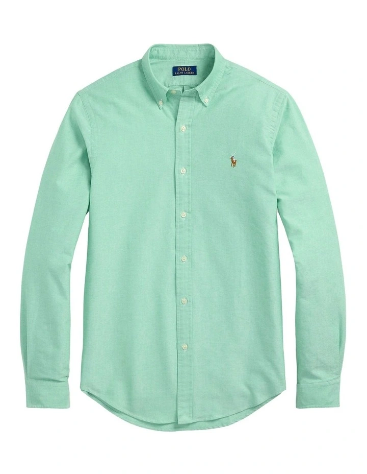 The Iconic Oxford Shirt in Green image 4