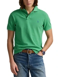 The Iconic Mesh Polo Shirt in Green