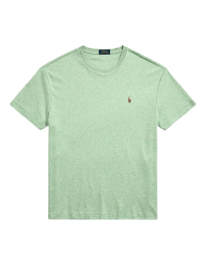 Custom Slim Fit Soft Cotton T-Shirt in Green image 4