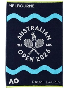 Australian Open Gym Towel in Blue