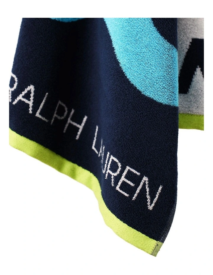 Australian Open Hand Towel in Blue image 2
