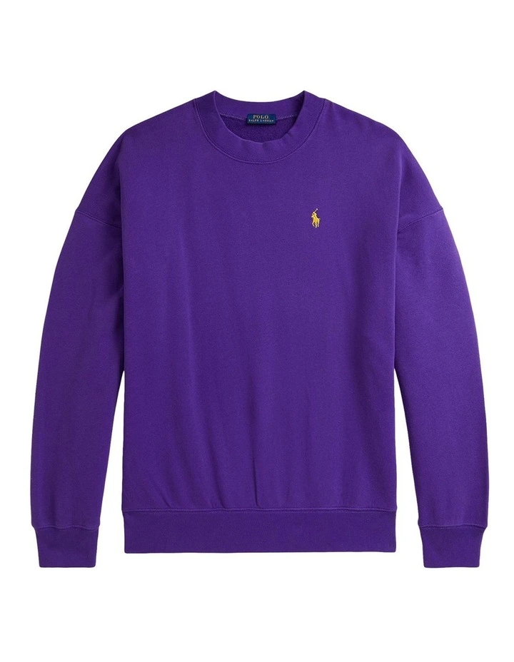 Australian Open French Terry Crewneck Sweater in Blue image 4