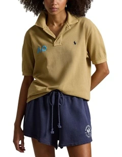 Australian Open Original Fit Polo Shirt in Beige