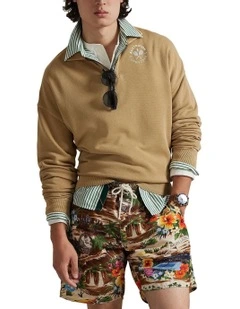 Australian Open French Terry Sweatshirt in Beige