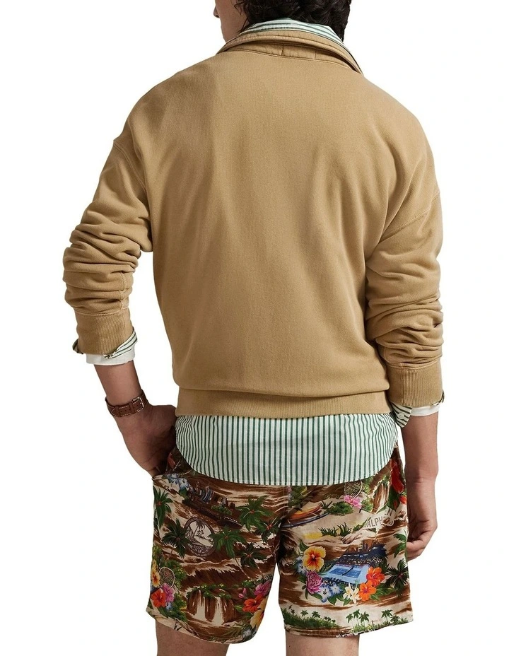 Australian Open French Terry Sweatshirt in Beige image 2