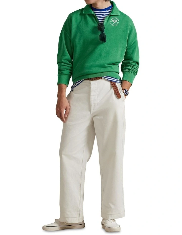 Australian Open French Terry Sweatshirt in Green image 3