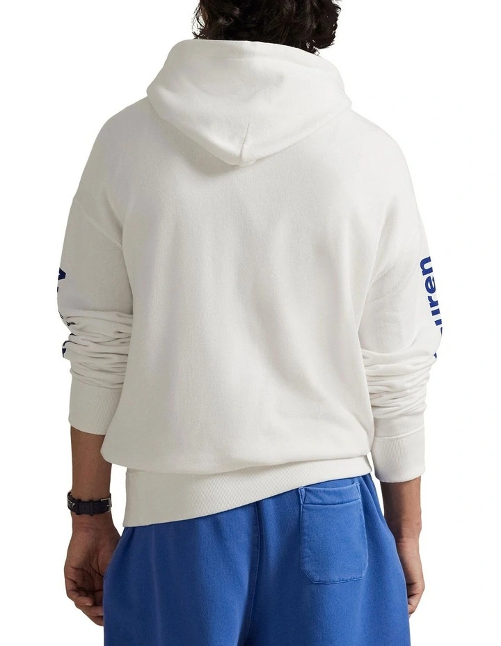 Australian Open French Terry Hoodie in White image 2