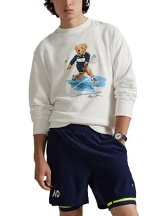Australian Open Polo Bear Sweatshirt in White